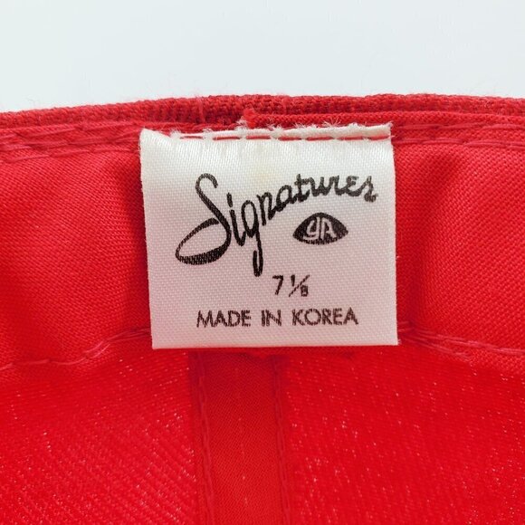 Maryland Terrapins Vintage 90s Hat Fitted 7 1/8 Signatures YoungAn Embroidered - Picture 4 of 12